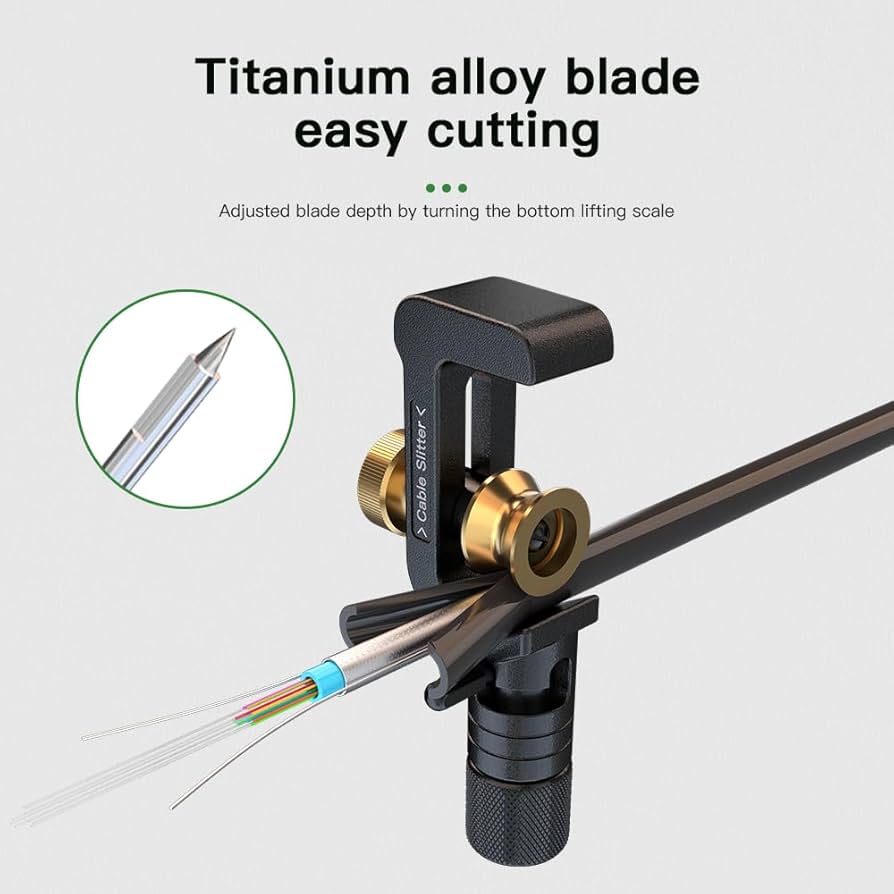 ストーブ tamo0301 Fiber Optic Cable Stripper FTTH Armored Fiber Cable Slitter